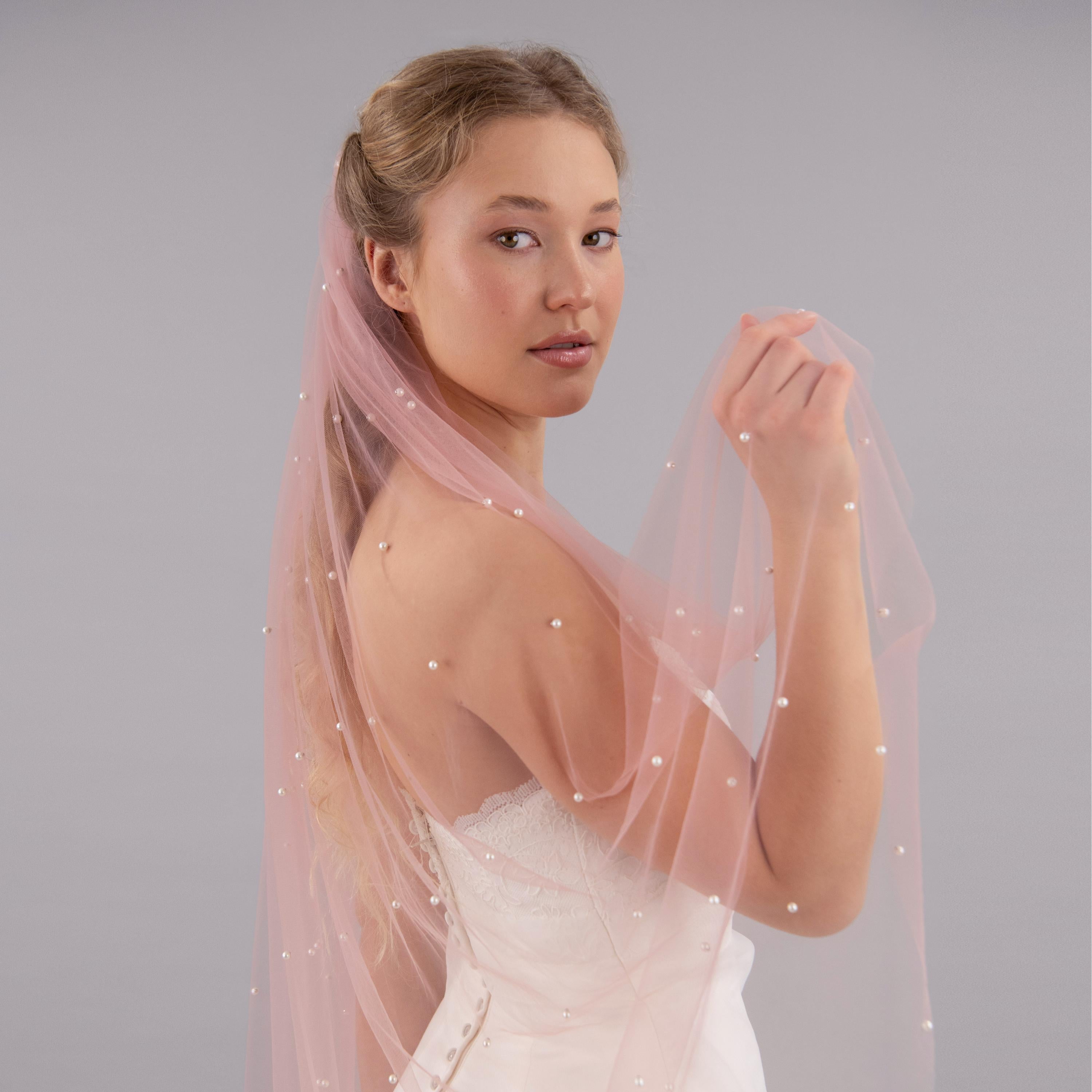 Buy Pink Veils - Nine Spells Bridal Shop Buy Pink Veils - Nine Spells Bridal Shop
