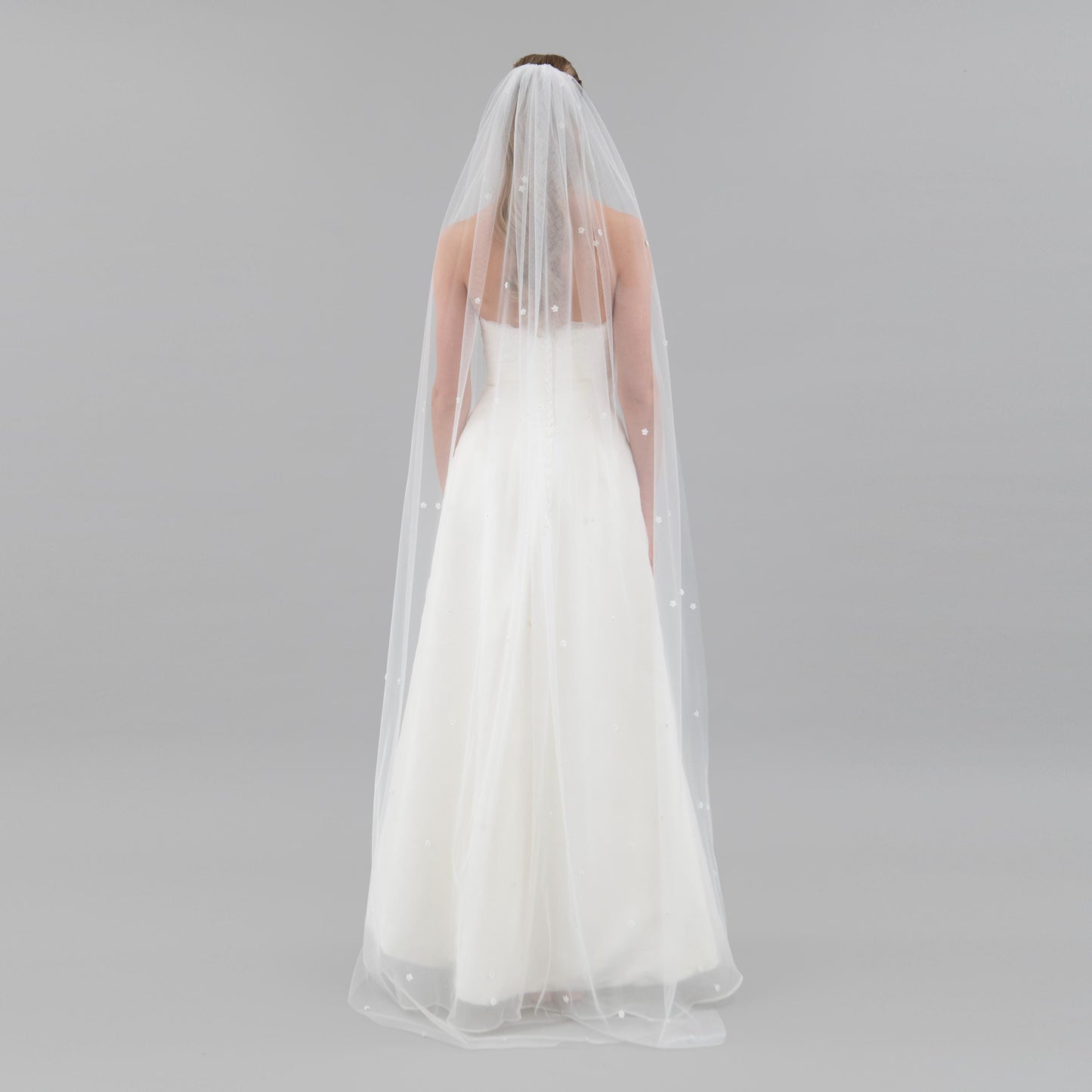 Ivory Mini Flower Veil
