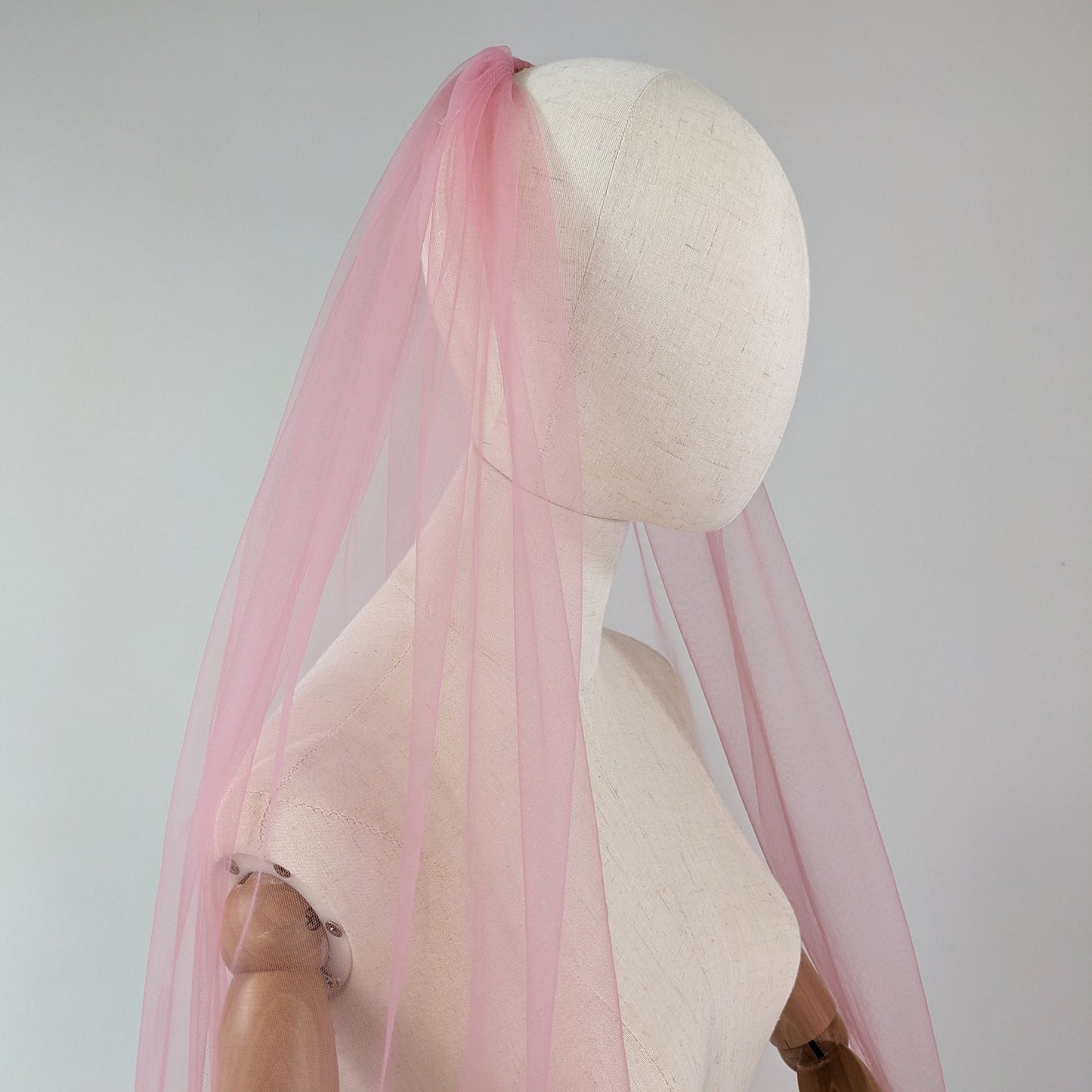 Dusty  Pink Veil