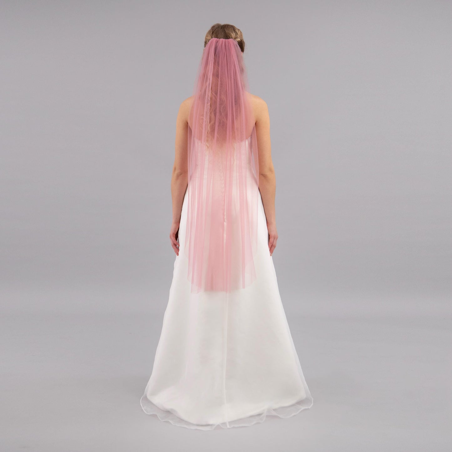 Dusty  Pink Veil