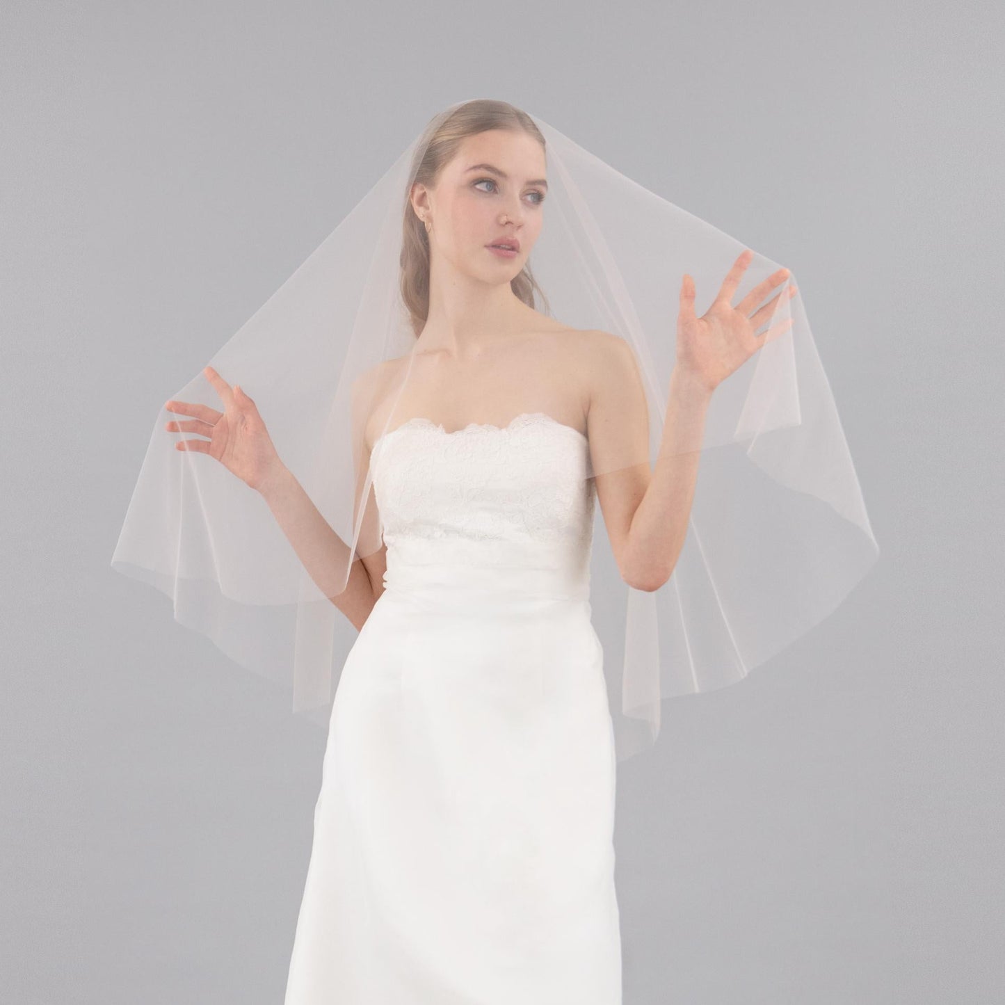 Beige Blusher Veil