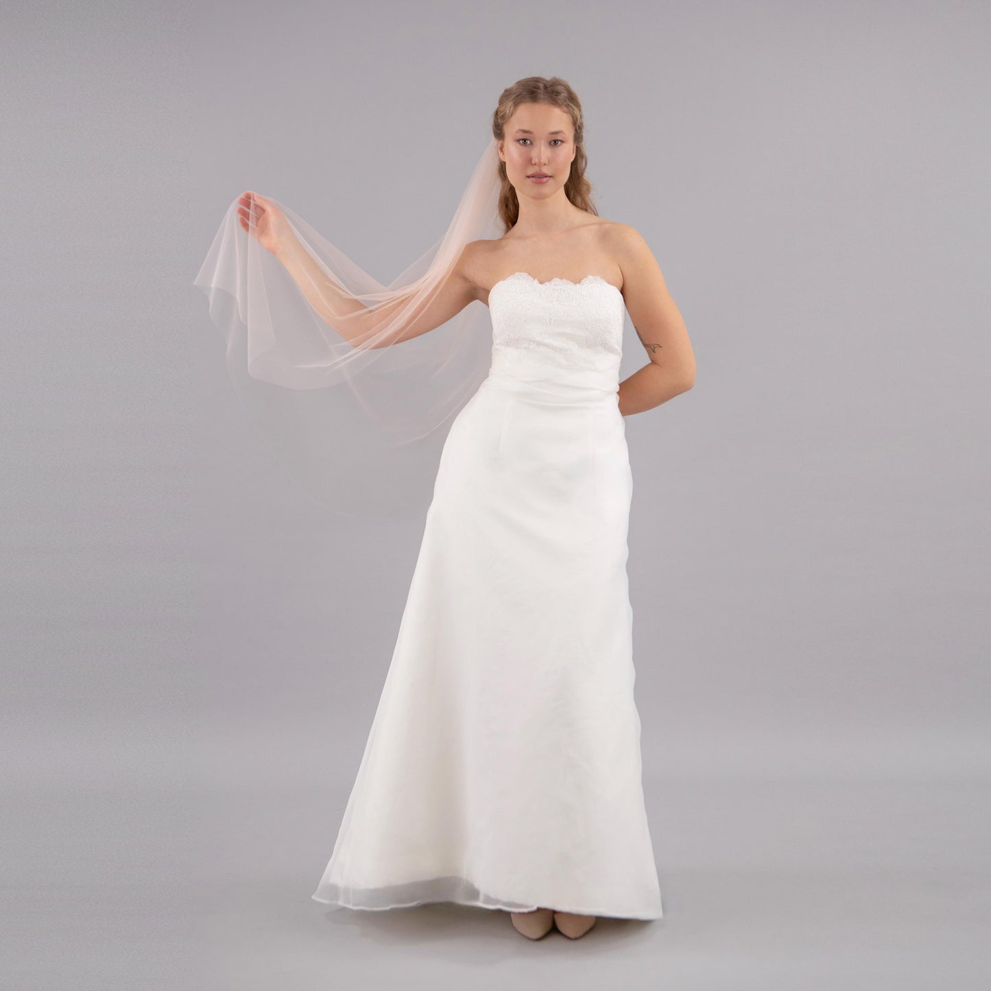 Nude Blush Veil