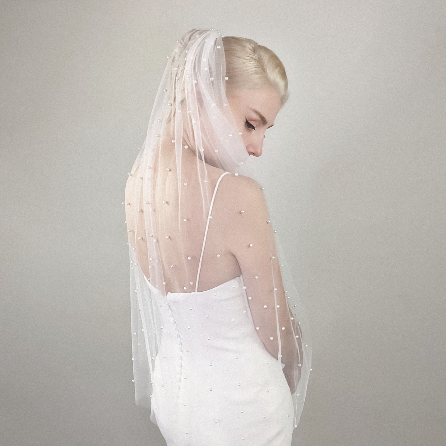 Ivory Pearl Veil