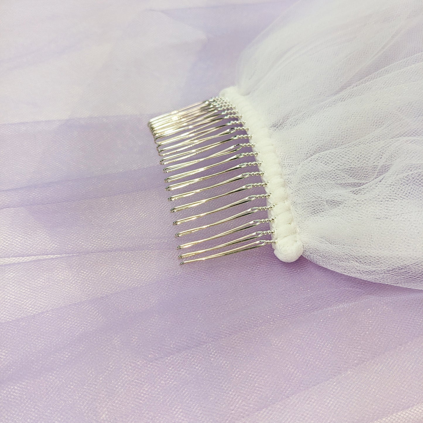 Lavender Purple Ombre Veil