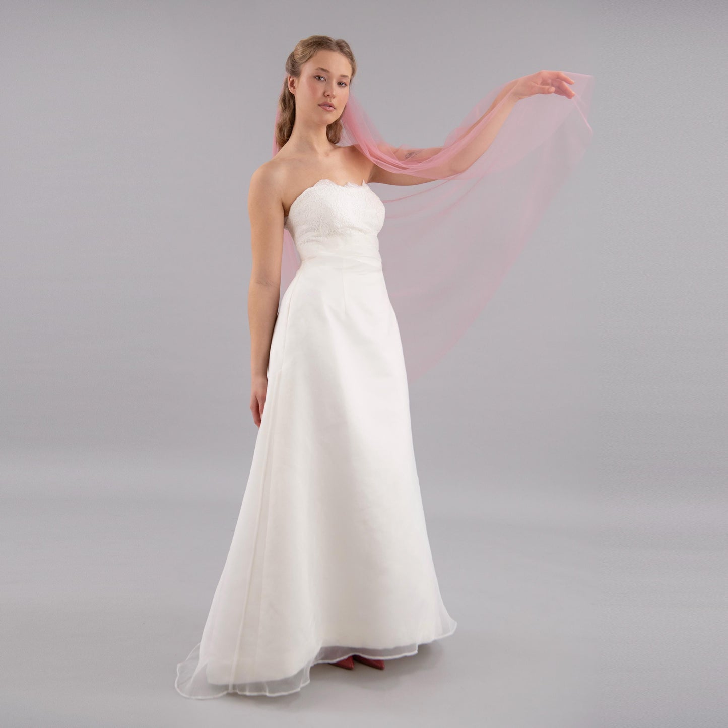 Dusty  Pink Veil