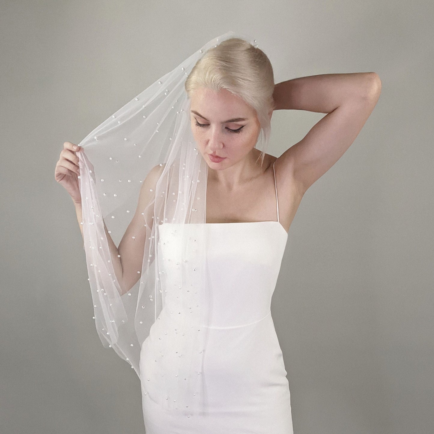 Ivory Pearl Veil