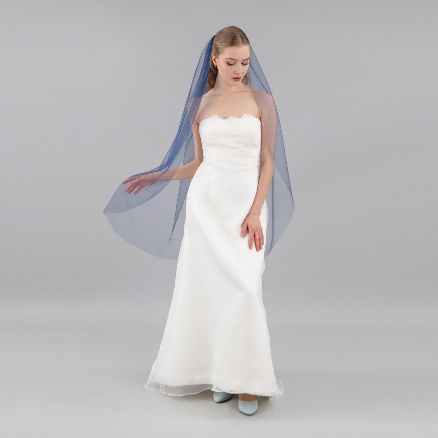 Navy Blue Veil