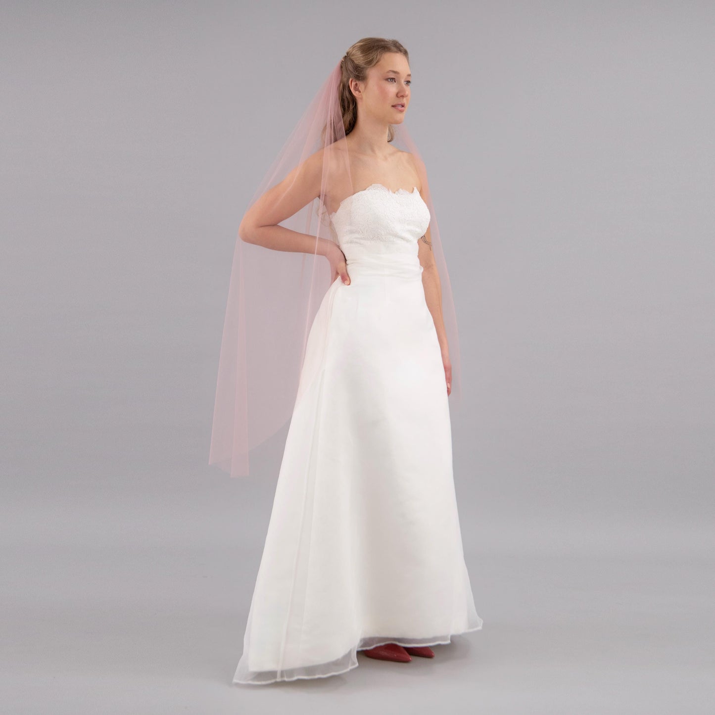 Blush Pink Veil