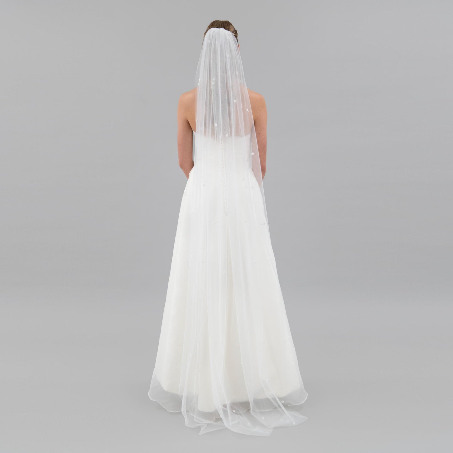 Ivory Mini Flower Veil