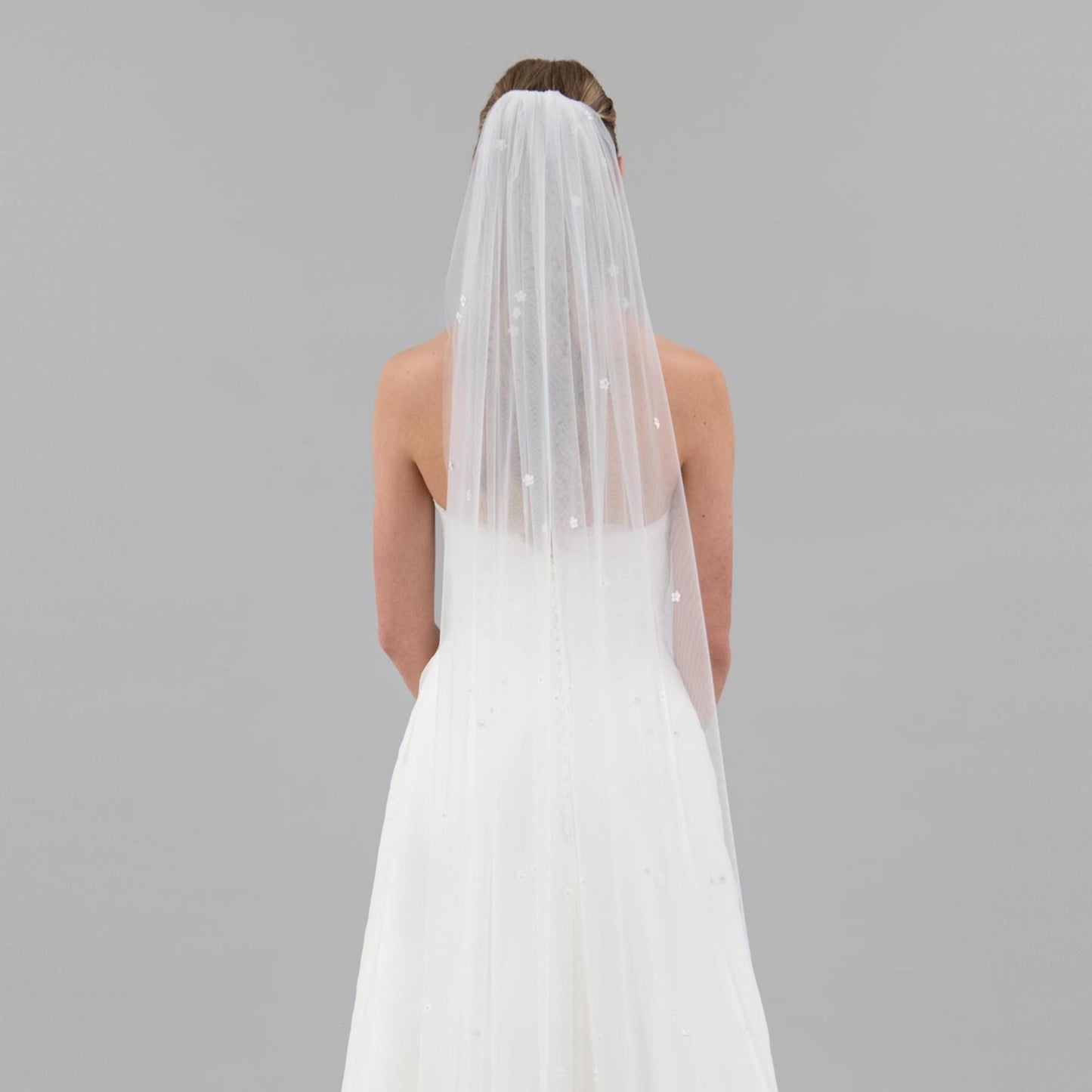 Ivory Mini Flower Veil