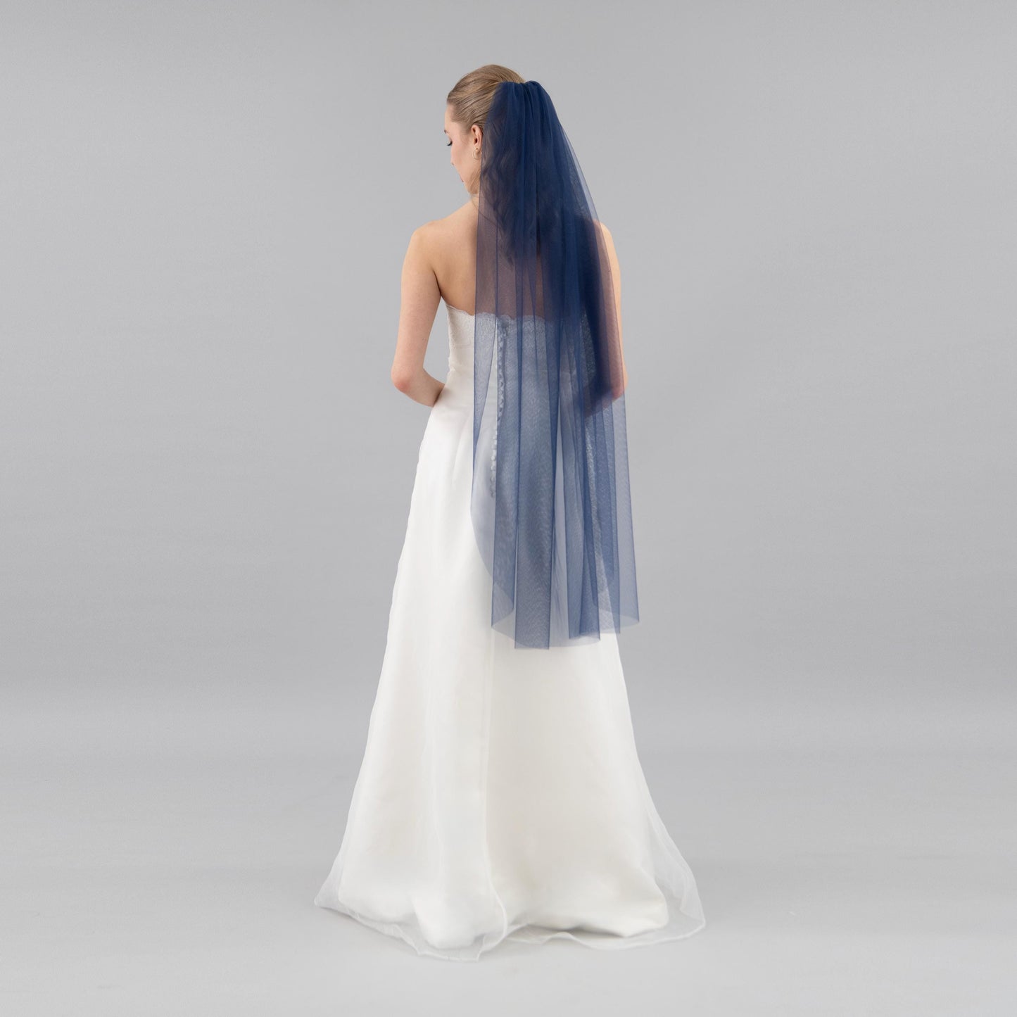 Navy Blue Veil