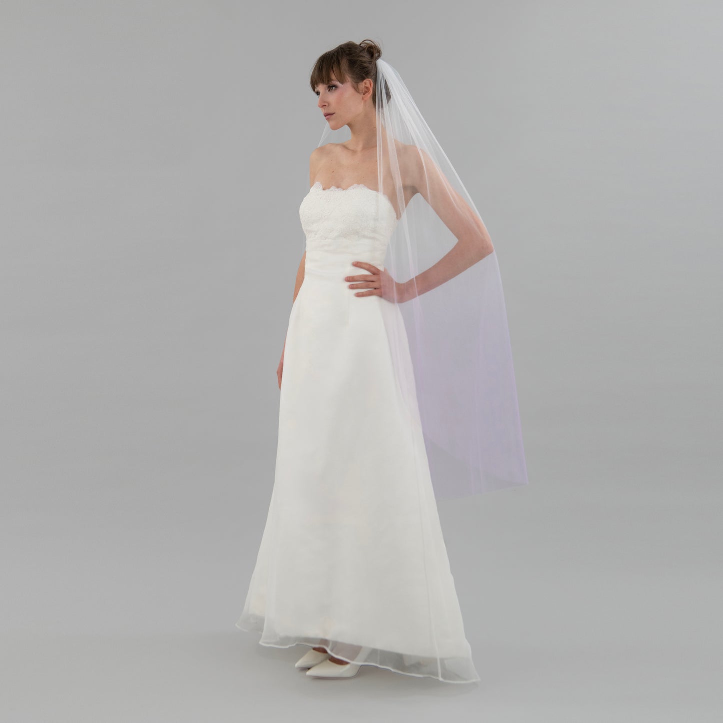 Lavender Purple Ombre Veil