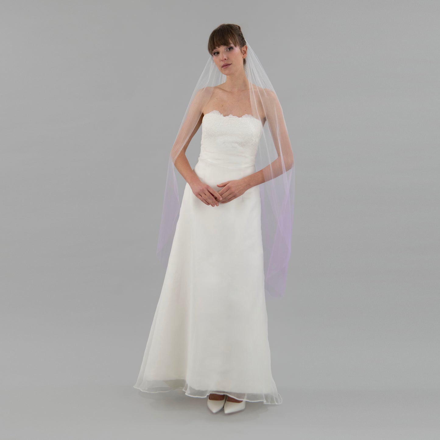 Lavender Purple Ombre Veil