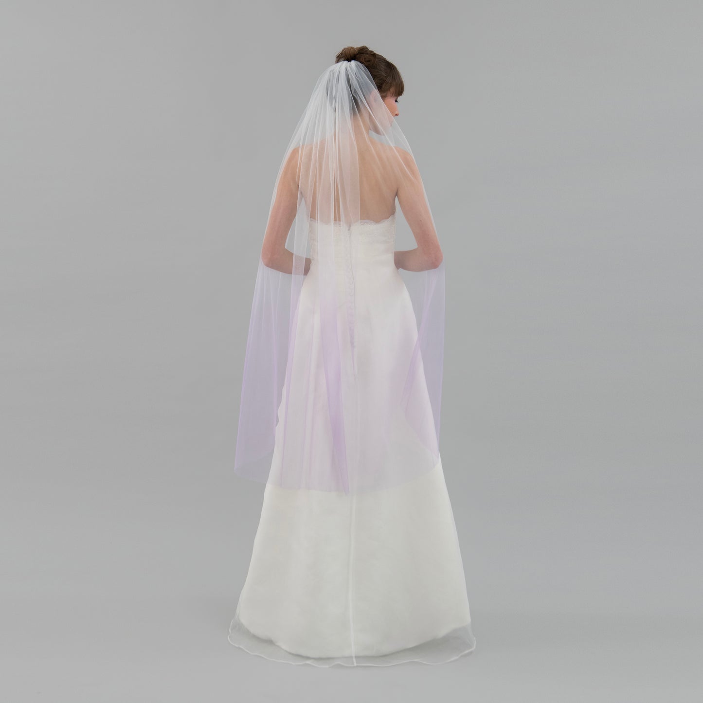 Lavender Purple Ombre Veil