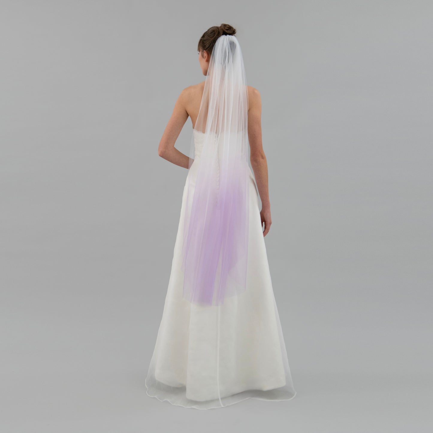 Lavender Purple Ombre Veil
