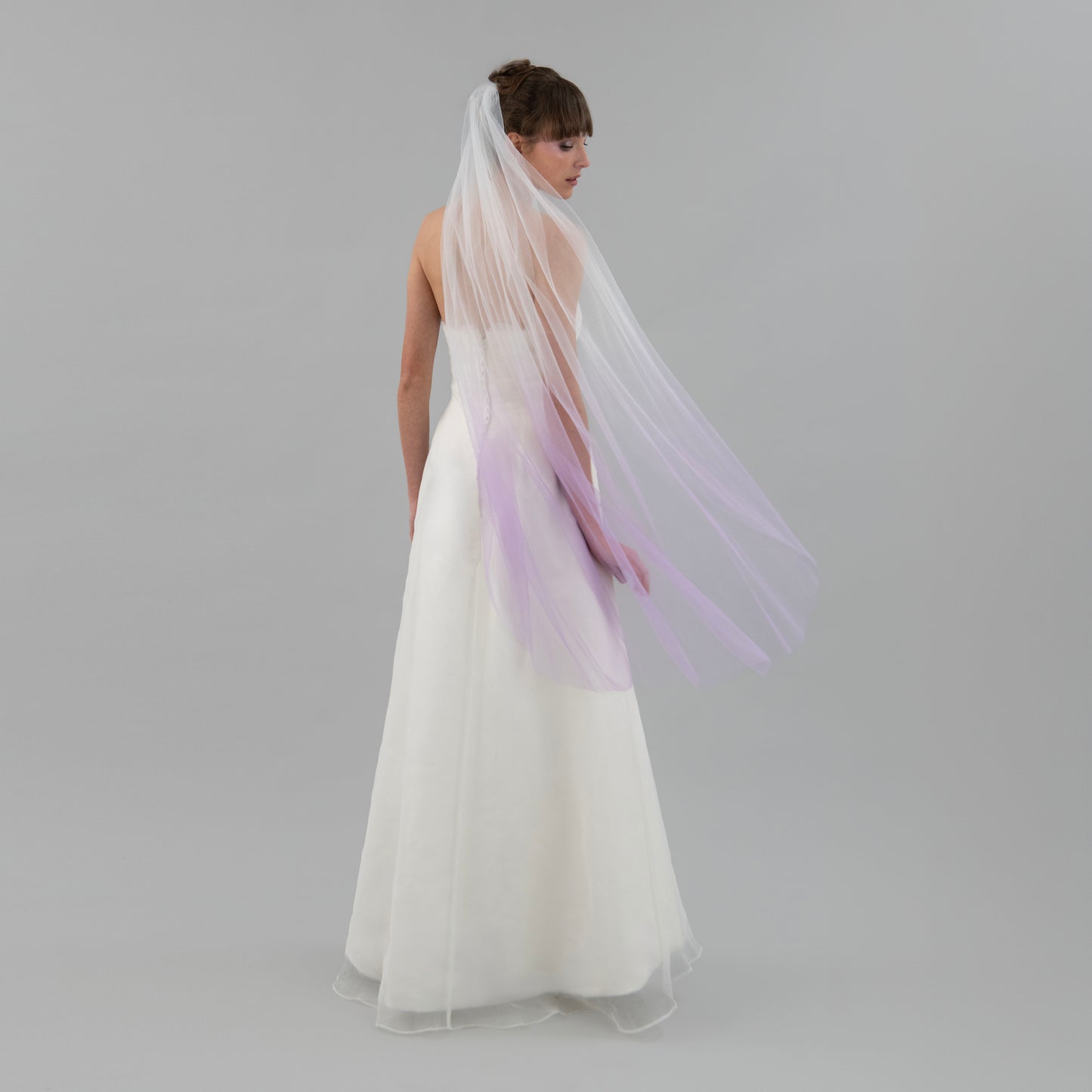 Lavender Purple Ombre Veil
