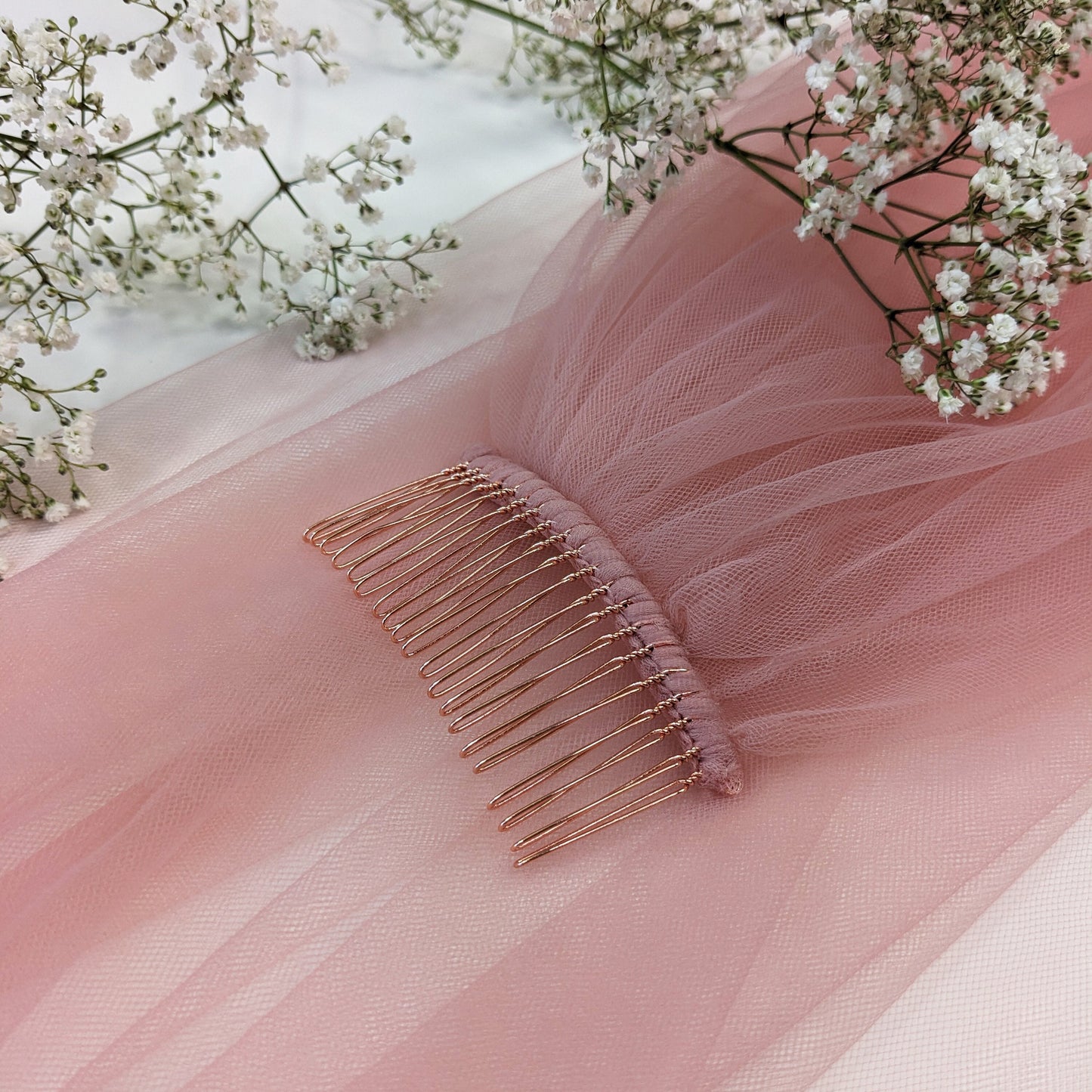 Blush Pink Veil
