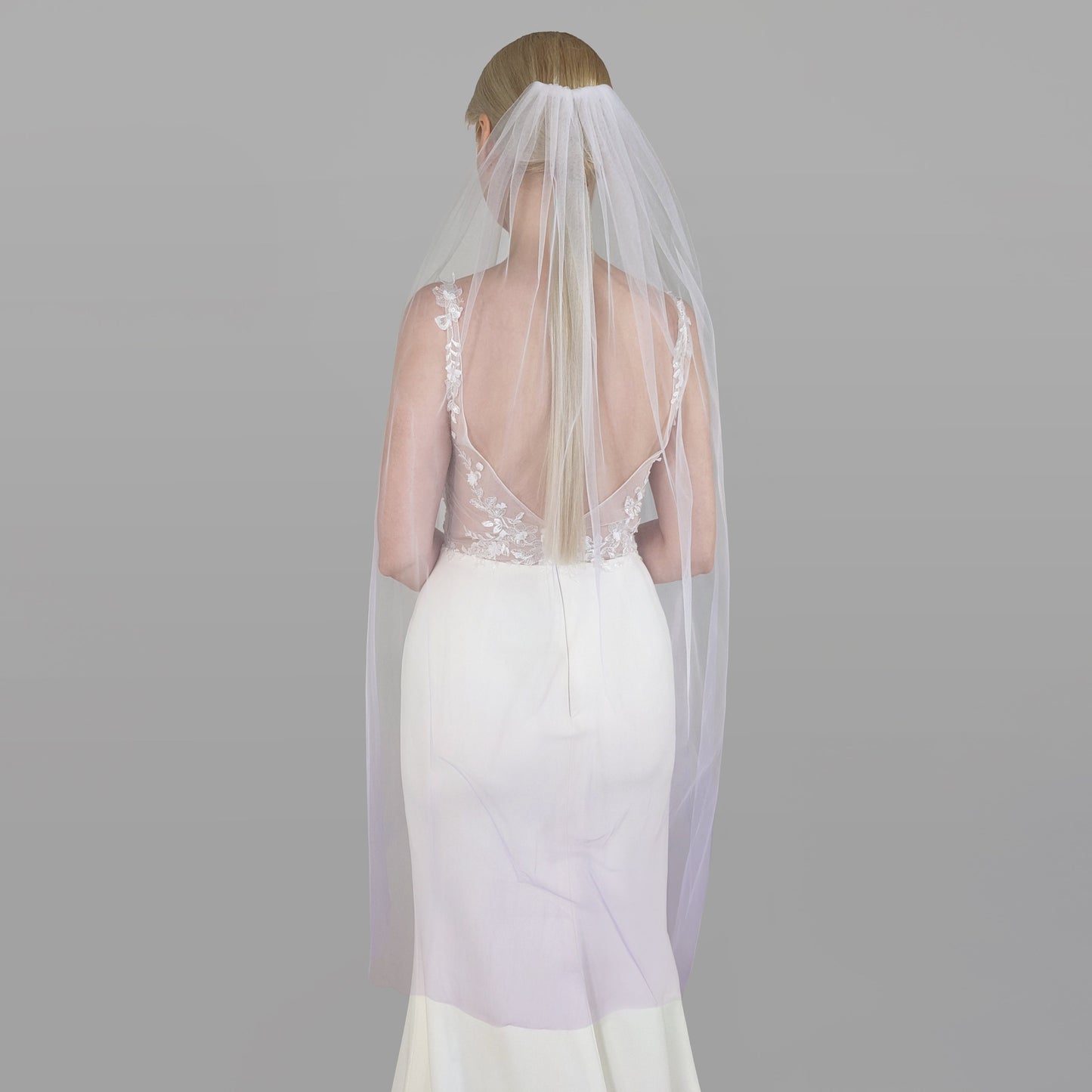 Lavender Purple Ombre Veil