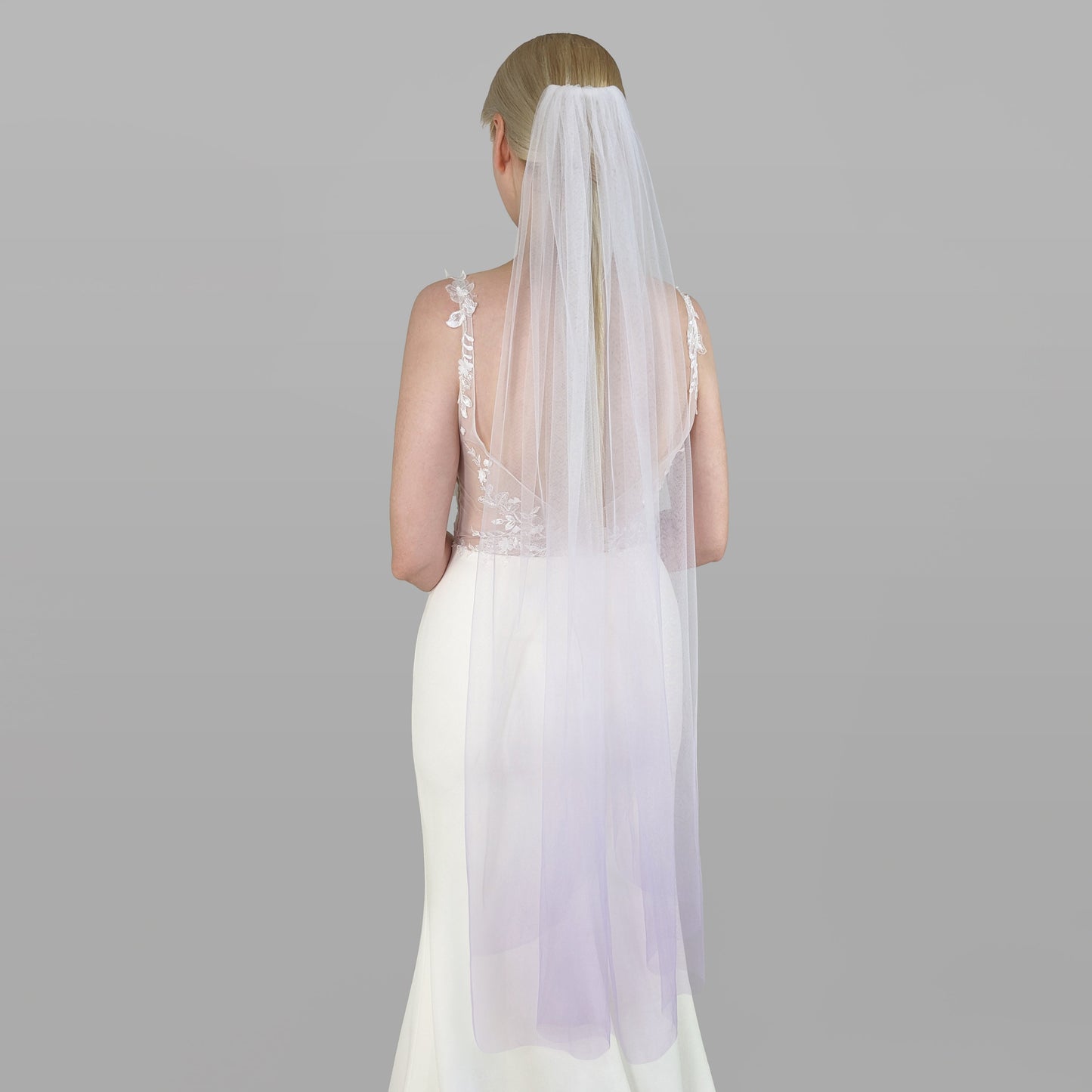 Lavender Purple Ombre Veil