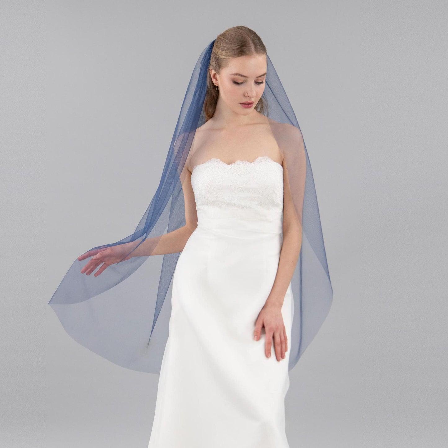 Navy Blue Veil