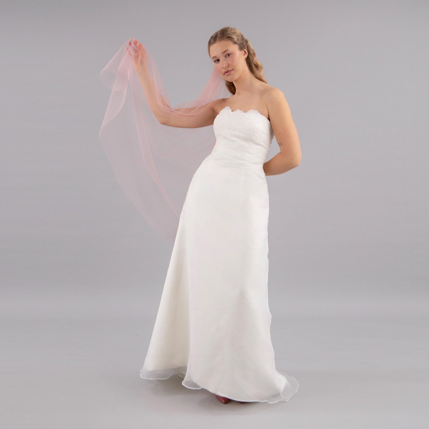 Blush Pink Veil