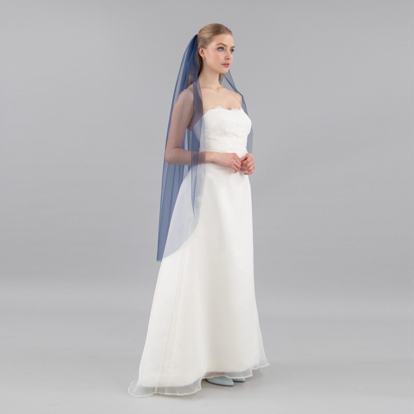 Navy Blue Veil