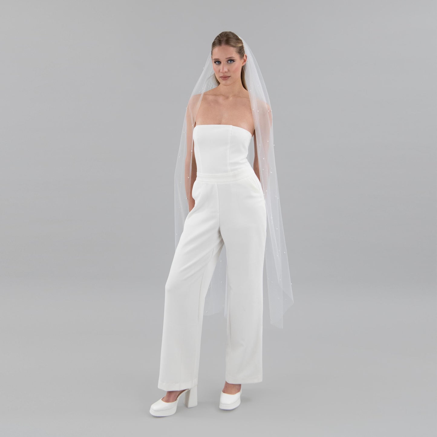 Ivory Pearl Veil
