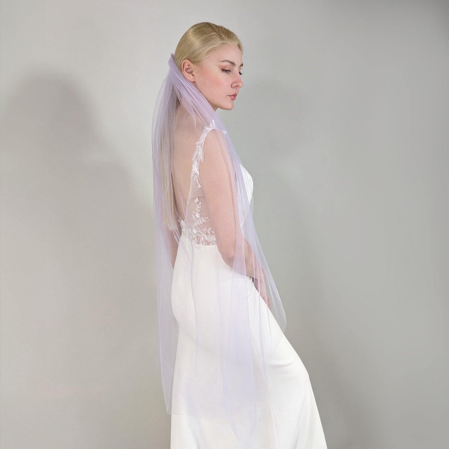 Lavender Purple Veil