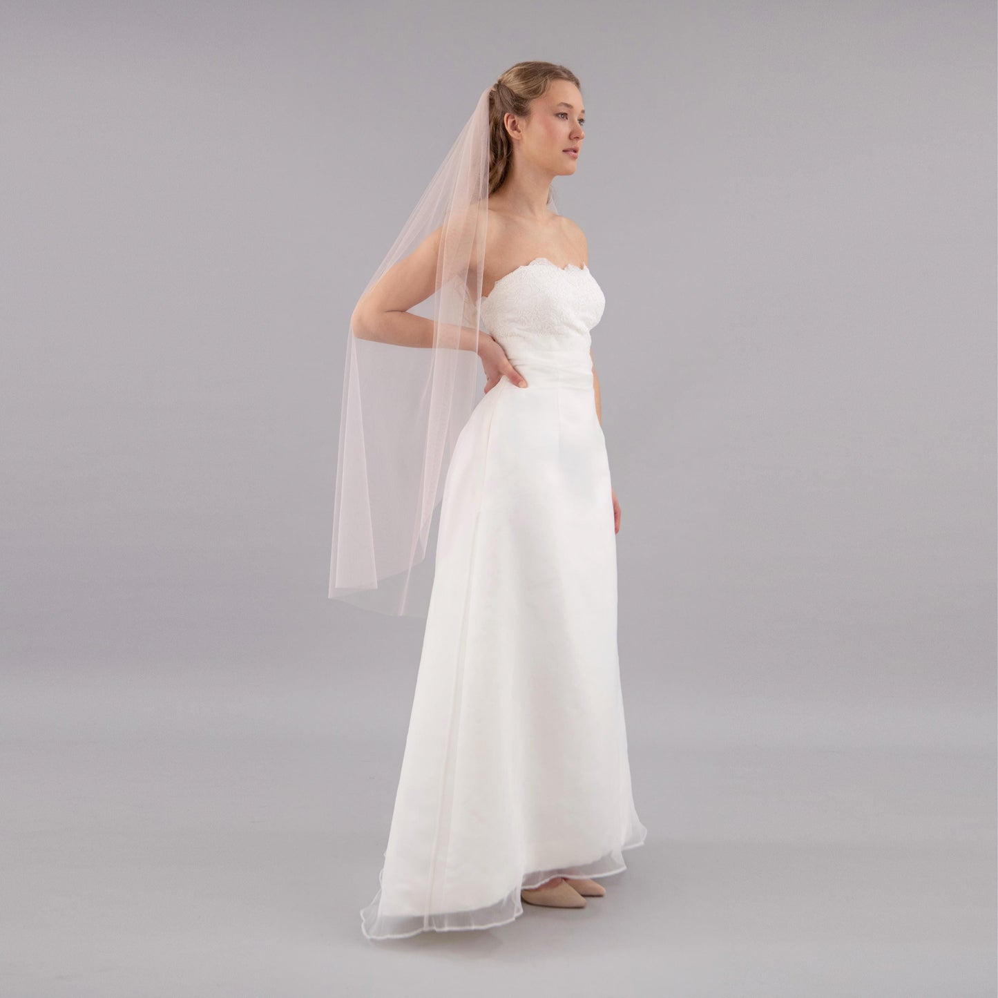 Nude Blush Veil